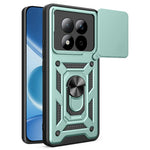 For Xiaomi Redmi Note 15 Pro 5G (Global) Case with Slide Camera Lid PC + TPU Kickstand Phone Cover