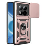 For Xiaomi Redmi Note 15 Pro 5G (Global) Case with Slide Camera Lid PC + TPU Kickstand Phone Cover