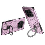 For Xiaomi Poco M8 5G / Redmi Note 15 5G (Global) Magnetic Case Rotating Metal Kickstand Shockproof PC + TPU Phone Back Cover