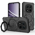 For Xiaomi Redmi Note 15 Pro 5G (Global) Magnetic Case Rotating Metal Kickstand Shockproof PC + TPU Phone Back Cover