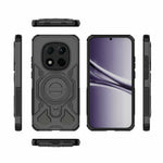 For Xiaomi Redmi Note 15 Pro 5G (Global) Magnetic Case Rotating Metal Kickstand Shockproof PC + TPU Phone Back Cover