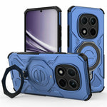 For Xiaomi Redmi Note 15 Pro 5G (Global) Magnetic Case Rotating Metal Kickstand Shockproof PC + TPU Phone Back Cover