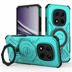 For Xiaomi Redmi Note 15 Pro 5G (Global) Magnetic Case Rotating Metal Kickstand Shockproof PC + TPU Phone Back Cover