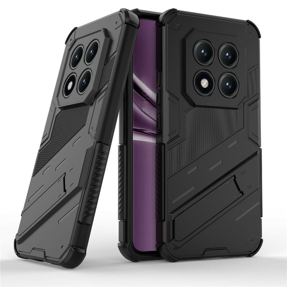For Xiaomi Poco M8 Pro 5G / Redmi Note 15 Pro+ 5G (Global) Case PC + TPU Shockproof Phone Cover with Kickstand