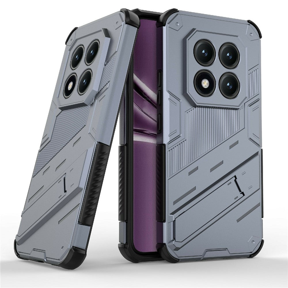 For Xiaomi Poco M8 Pro 5G / Redmi Note 15 Pro+ 5G (Global) Case PC + TPU Shockproof Phone Cover with Kickstand