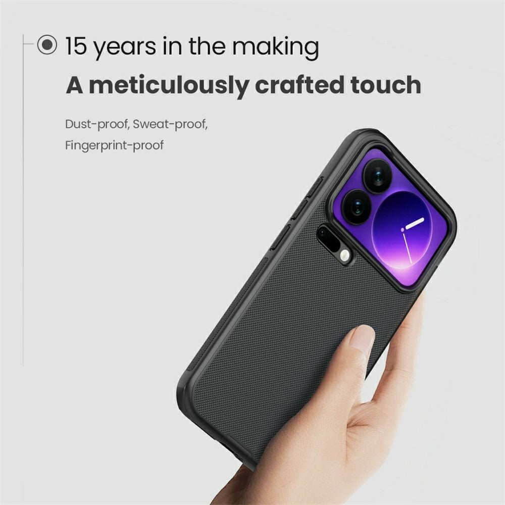 NILLKIN Frosted Shield Pro For Xiaomi 17 Pro Case Matte PC + TPU Phone Cover