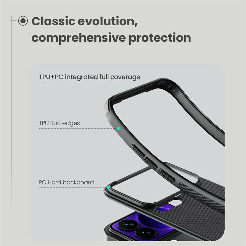 NILLKIN Frosted Shield Pro For Xiaomi 17 Pro Case Matte PC + TPU Phone Cover