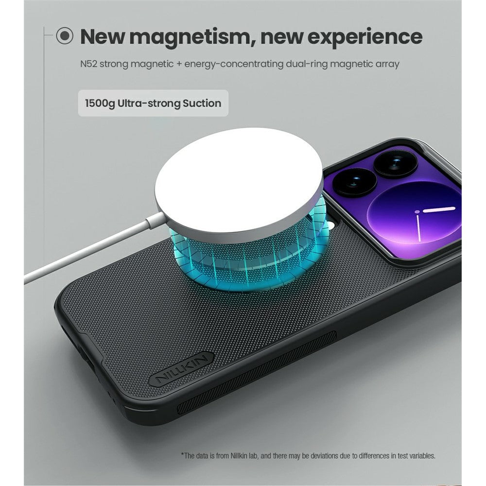 NILLKIN Frosted Shield Pro för Xiaomi 17 Pro Magnetiskt Skal PC + TPU mobilskydd