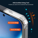 XUNDD För Xiaomi Poco M8 Pro 5G / Redmi Note 15 Pro+ 5G (Global) Skal Stoppsäkert TPU + Akryl Genomskinligt Bakstycke mobilskal