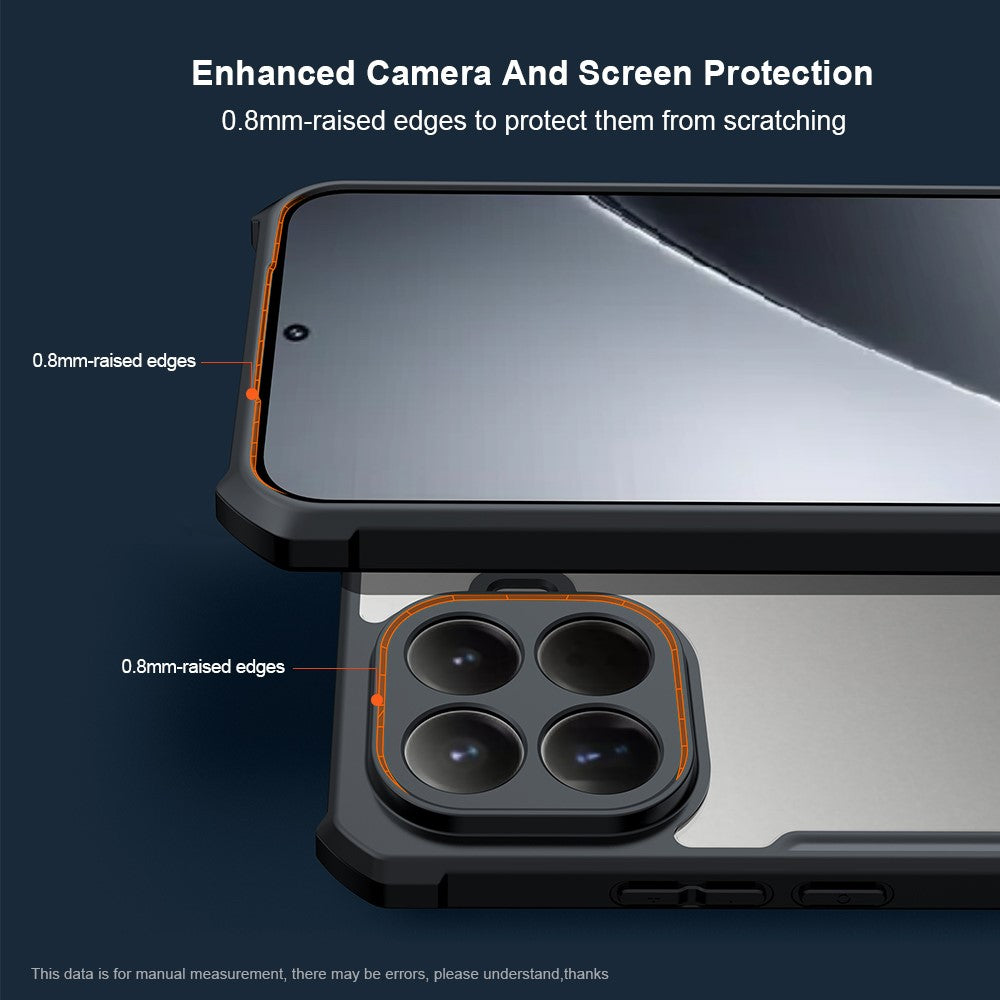 XUNDD For Xiaomi 15T Pro Case Dropproof TPU + Acrylic Clear Back Phone Cover