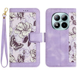 For Xiaomi Redmi Note 15 Pro 5G (Global) Case PU Leather Floral Phone Cover with Card Slots