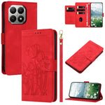 Xiaomi 15T-etui, Tulip-lædercover til mobil med 5 kortlommer og pung