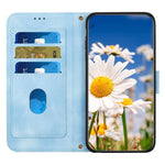 For Xiaomi 15T Pro Case PU Leather Floral Phone Cover with Card Slots