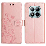 For Xiaomi Poco M8 Pro 5G / Redmi Note 15 Pro+ 5G (Global) Leather Wallet Case Butterfly Flower Imprinted Phone Cover with Strap