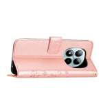 For Xiaomi Poco M8 Pro 5G / Redmi Note 15 Pro+ 5G (Global) Leather Wallet Case Butterfly Flower Imprinted Phone Cover with Strap