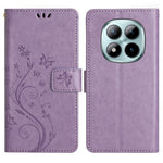For Xiaomi Poco M8 Pro 5G / Redmi Note 15 Pro+ 5G (Global) Leather Wallet Case Butterfly Flower Imprinted Phone Cover with Strap