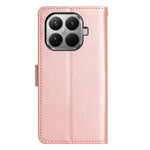 For Xiaomi 15T Pro Leather Wallet Case Butterfly Flower Imprinted Phone Cover with Strap