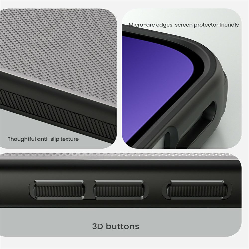 NILLKIN Super Frosted Shield Pro-etui til Xiaomi 17 Pro Max, mat PC TPU, gennemsigtigt sort mobilcover