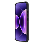 NILLKIN Super Frosted Shield Pro-etui til Xiaomi 17 Pro Max, mat PC TPU, gennemsigtigt sort mobilcover