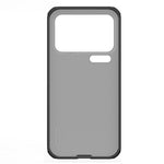 NILLKIN Super Frosted Shield Pro-etui til Xiaomi 17 Pro Max, mat PC TPU, gennemsigtigt sort mobilcover