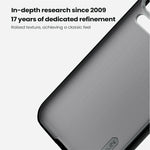 NILLKIN Super Frosted Shield Pro-etui til Xiaomi 17 Pro Max, mat PC TPU, gennemsigtigt sort mobilcover