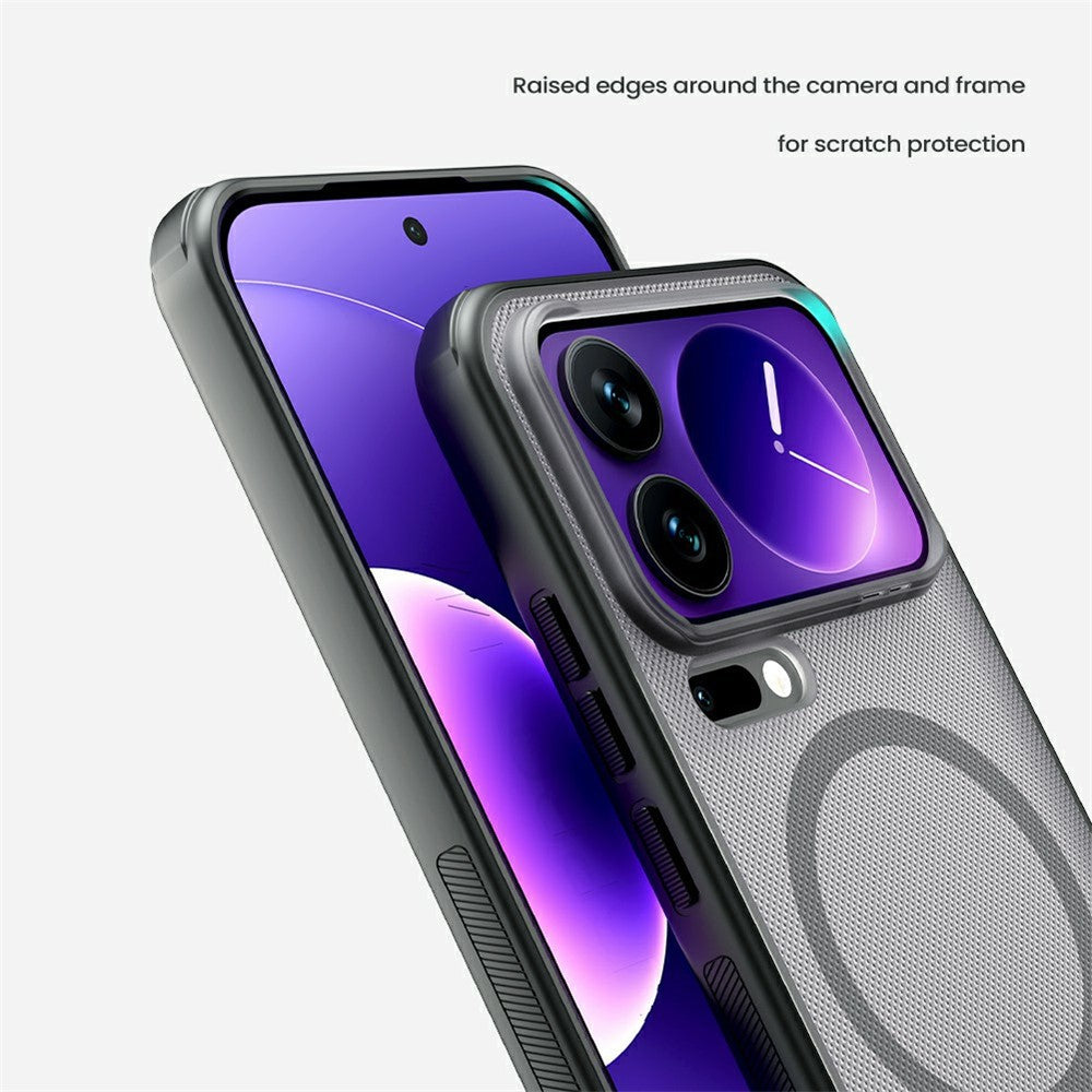 NILLKIN Super Frosted Shield Pro for Xiaomi 17 Pro Max Magnetic Case Matte PC TPU Clear Black Phone Back Cover