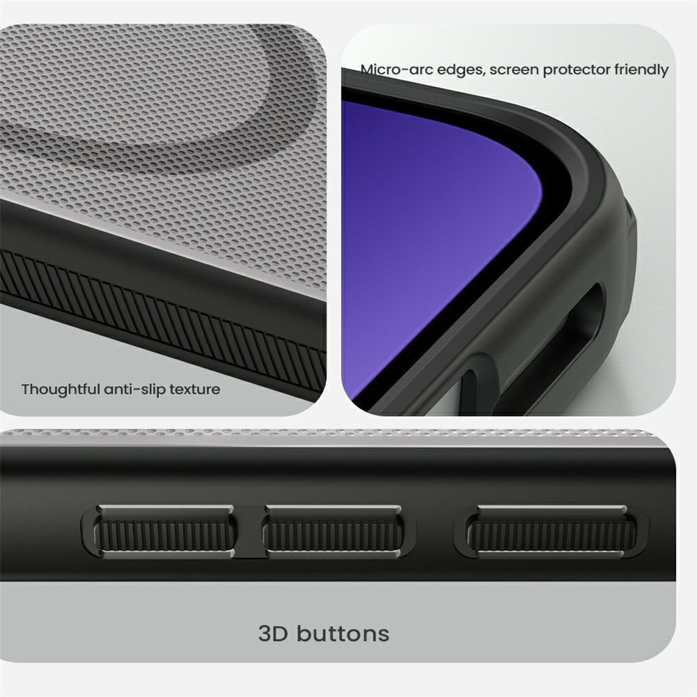 NILLKIN Super Frosted Shield Pro for Xiaomi 17 Pro Max Magnetic Case Matte PC TPU Clear Black Phone Back Cover