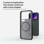 NILLKIN Super Frosted Shield Pro for Xiaomi 17 Pro Max Magnetic Case Matte PC TPU Clear Black Phone Back Cover