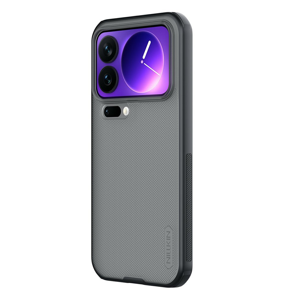 NILLKIN Super Frosted Shield Pro For Xiaomi 17 Pro Case Matte PC TPU Clear Black Phone Back Cover