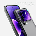 NILLKIN Super Frosted Shield Pro For Xiaomi 17 Pro Case Matte PC TPU Clear Black Phone Back Cover