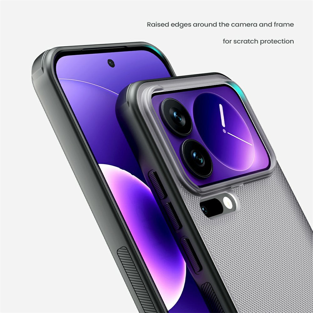 NILLKIN Super Frosted Shield Pro For Xiaomi 17 Pro Case Matte PC TPU Clear Black Phone Back Cover
