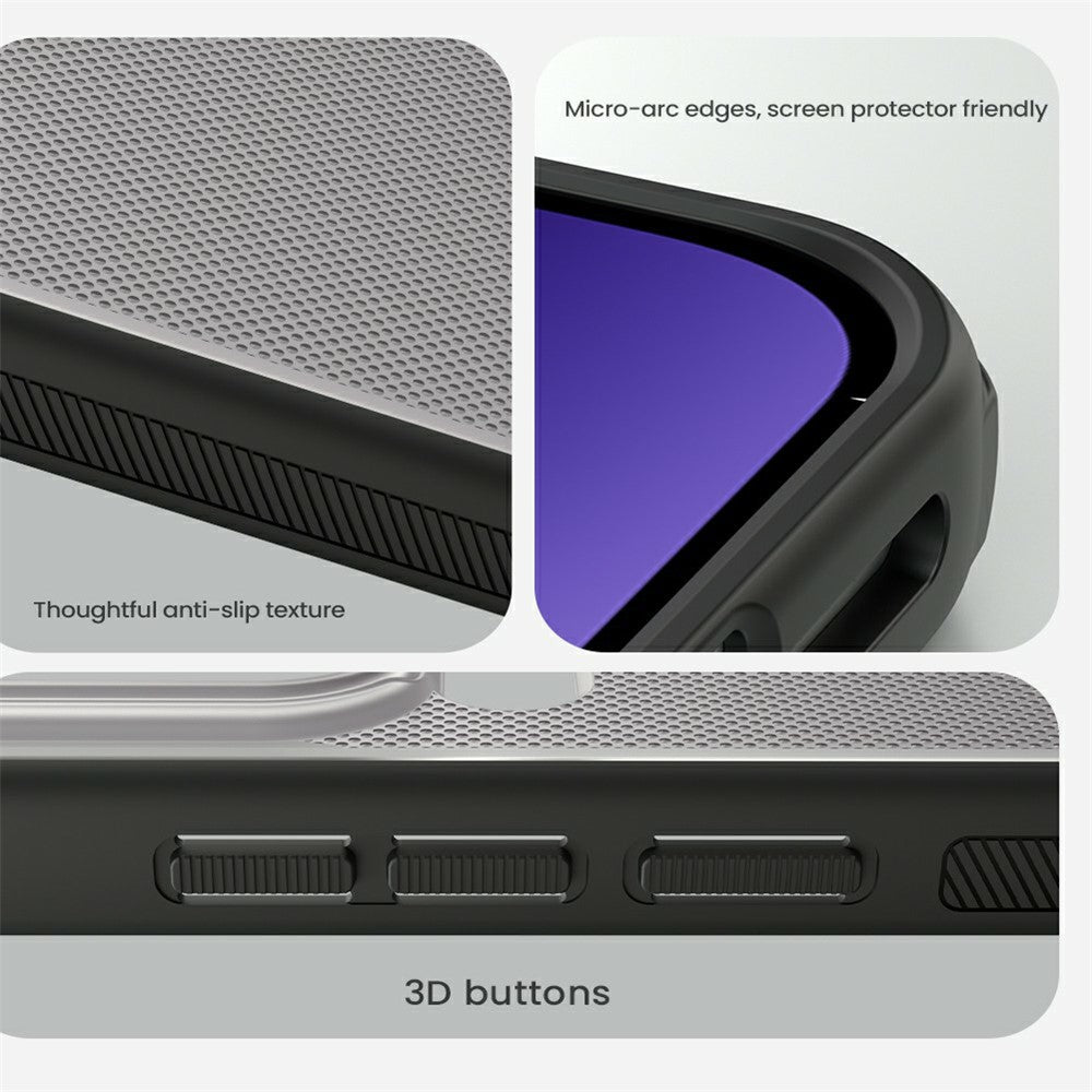 NILLKIN Super Frosted Shield Pro For Xiaomi 17 Pro Case Matte PC TPU Clear Black Phone Back Cover