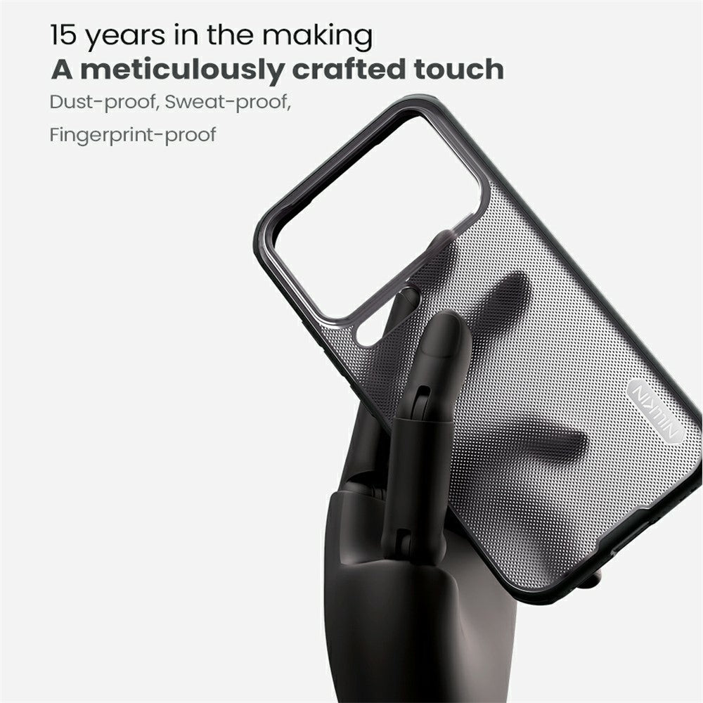 NILLKIN Super Frosted Shield Pro For Xiaomi 17 Pro Case Matte PC TPU Clear Black Phone Back Cover