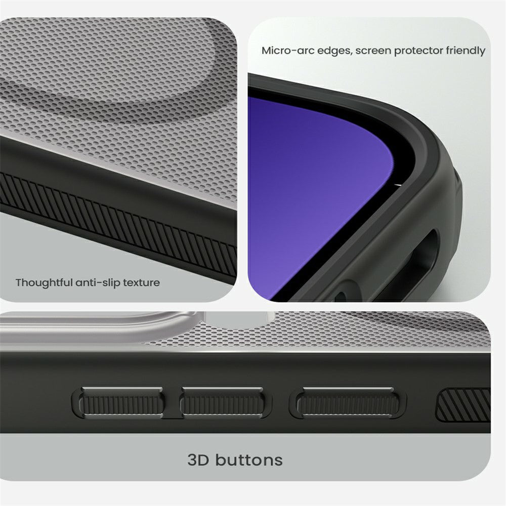 NILLKIN Super Frosted Shield Pro for Xiaomi 17 Pro Magnetic Case Matte PC TPU Clear Black Phone Back Cover