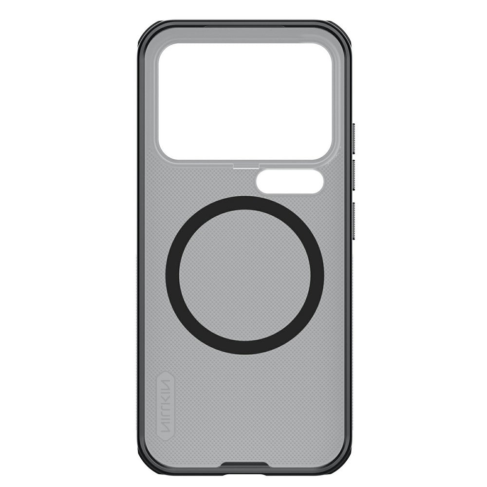 NILLKIN Super Frosted Shield Pro for Xiaomi 17 Pro Magnetic Case Matte PC TPU Clear Black Phone Back Cover