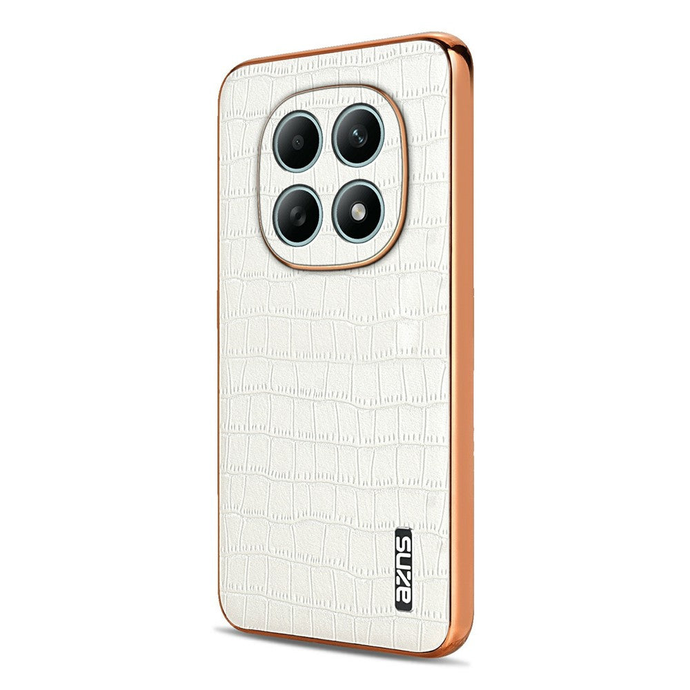 AZNS För Xiaomi Poco M8 5G / Redmi Note 15 5G (Global) Skal Galvaniserad Krokodilstruktur PU + TPU mobilskal