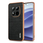 AZNS For Xiaomi Redmi Note 15 Pro 5G (Global) Case Electroplating Crocodile Texture PU + TPU Phone Cover