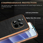 AZNS For Xiaomi Redmi Note 15 Pro 5G (Global) Case Electroplating Crocodile Texture PU + TPU Phone Cover