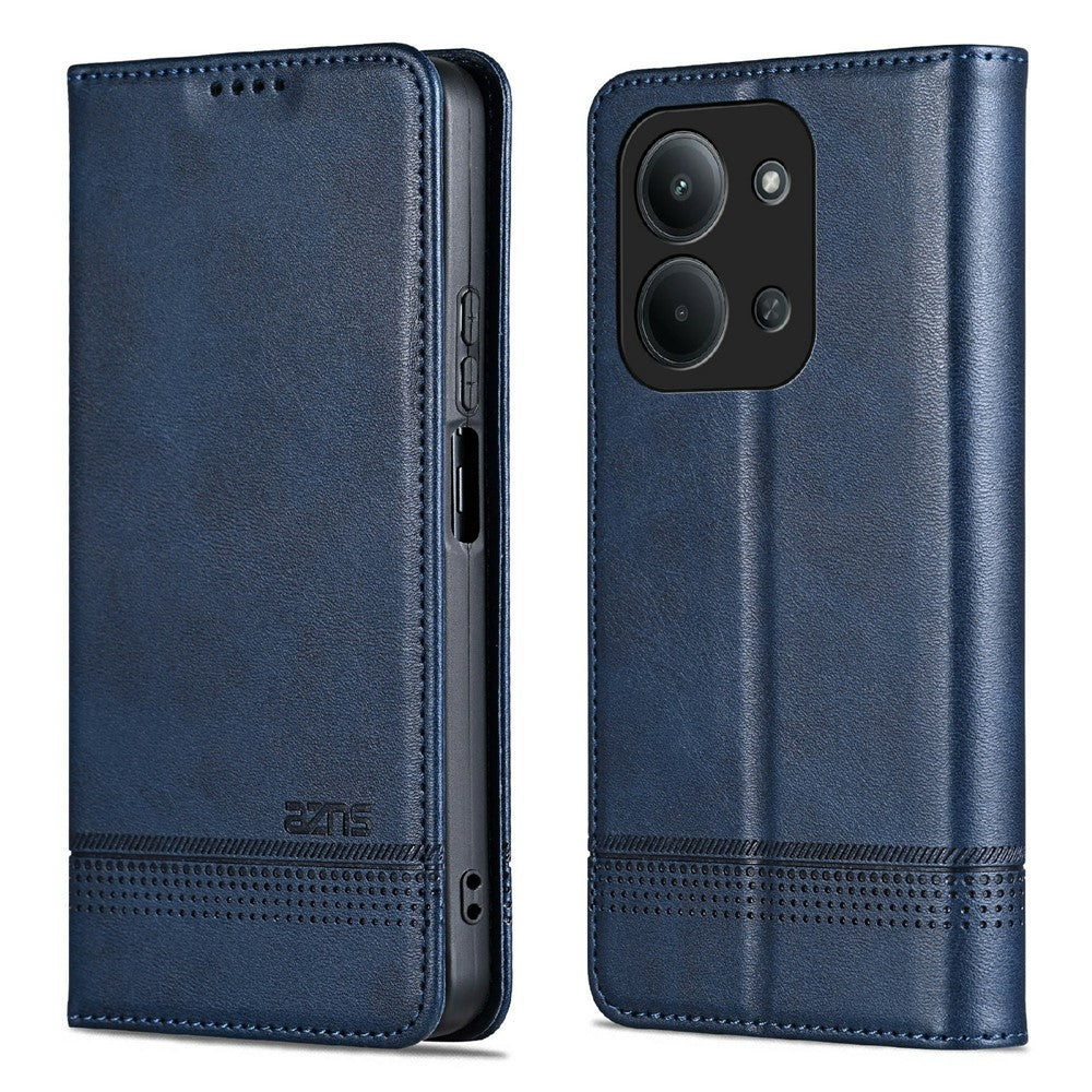 AZNS For Xiaomi Redmi 15C 4G (Global) (171mm)  /  Poco C85 4G (171mm) Case Cowhide Texture PU Leather Wallet Phone Cover