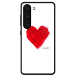 For Samsung Galaxy S23+ Stylish Pattern Printing TPU+PC+Tempered Glass Anti-Scratch Case Cellphone Protective Back Cover