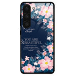 For Samsung Galaxy S23+ Stylish Pattern Printing TPU+PC+Tempered Glass Anti-Scratch Case Cellphone Protective Back Cover
