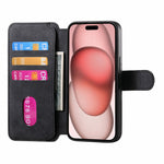 CASENEO MW-03 til iPhone 18 Pro Max / 17 Pro Max etui med aftagelig pung i læder + TPU telefoncover