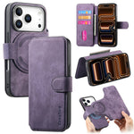 CASENEO MW-03 til iPhone 18 Pro Max / 17 Pro Max etui med aftagelig pung i læder + TPU telefoncover