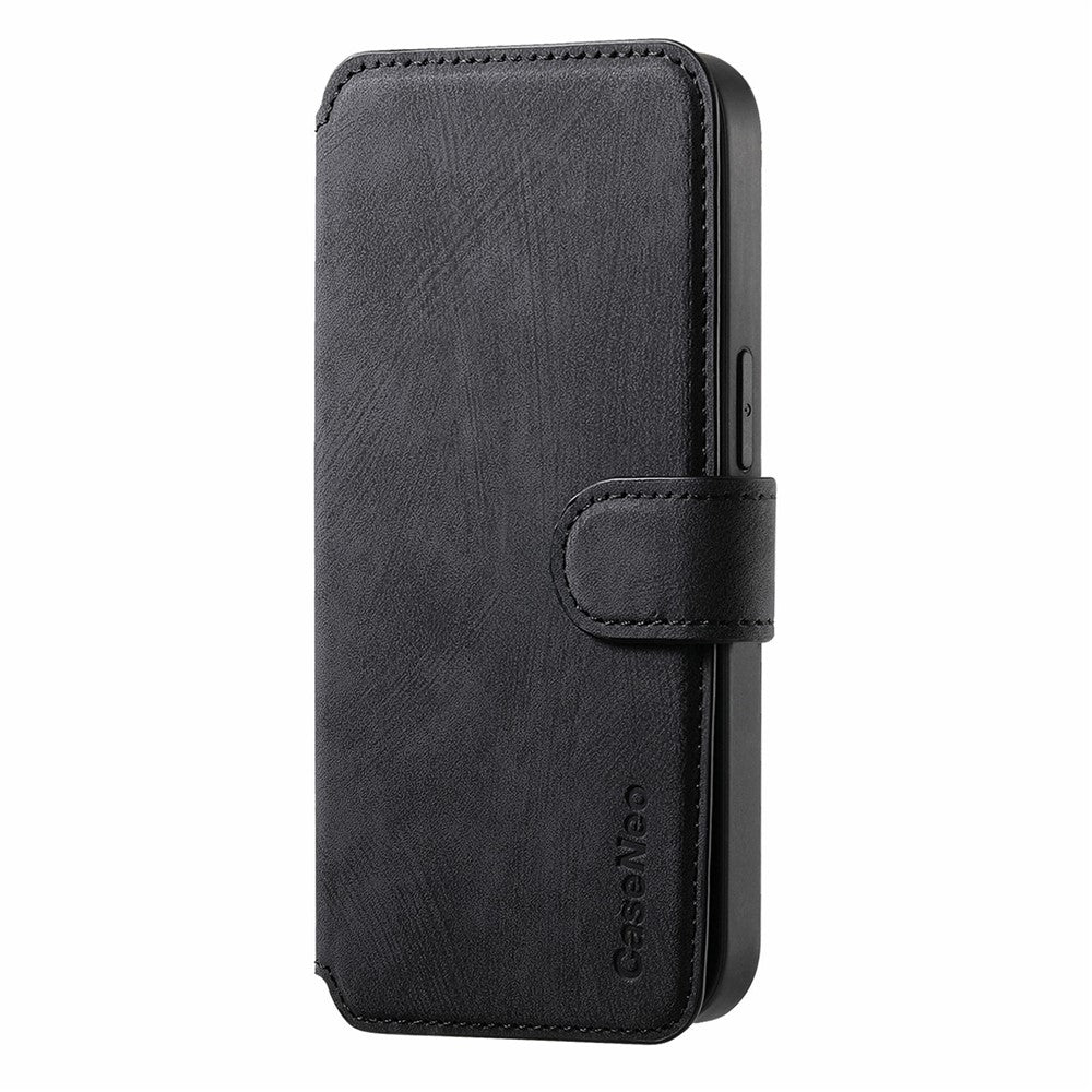 CASENEO MW-03 For iPhone 18 Pro / 17 Pro Case with Detachable Wallet Leather + TPU Phone Cover
