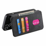 CASENEO MW-03 For iPhone 18 Pro / 17 Pro Case with Detachable Wallet Leather + TPU Phone Cover