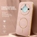 For Honor X9c Smart 5G / X60 5G Phone Case Carbon Fiber Textured Electroplated TPU Back Cover