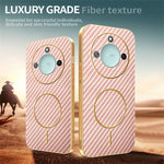 For Honor X9c Smart 5G / X60 5G Phone Case Carbon Fiber Textured Electroplated TPU Back Cover