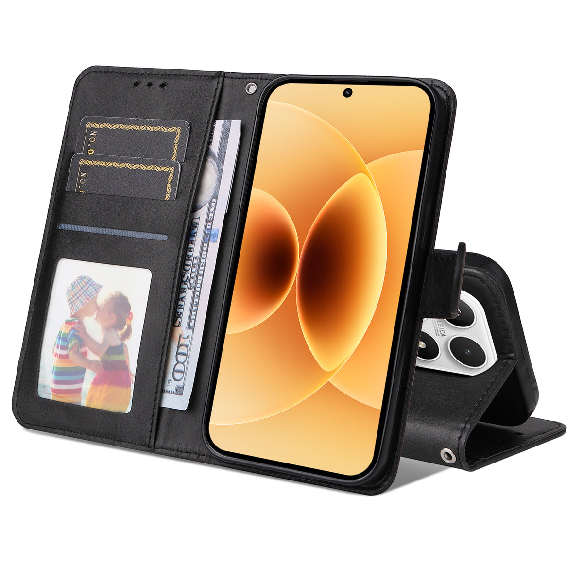For Xiaomi 17 Case Wallet PU Leather Folio Flip Phone Cover