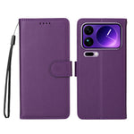 For Xiaomi 17 Pro Max Case RFID Blocking 3 Card Slots PU Leather Phone Cover with Wrist Strap