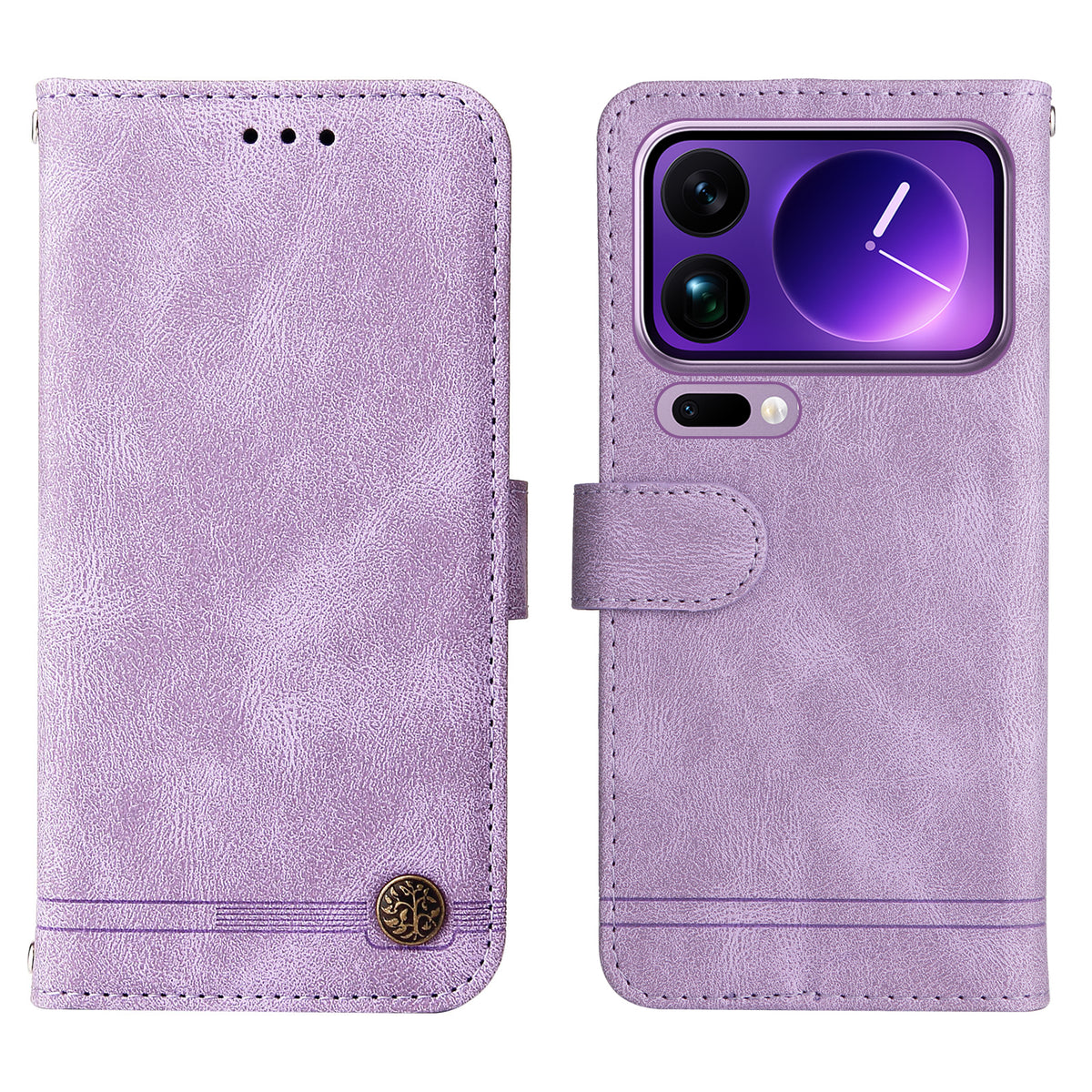 For Xiaomi 17 Pro Max Leather Wallet Cases Skin Touch Phone Cover Stand with Strap